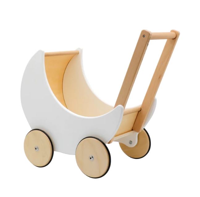 Coche de muñecas madera correpasillo caminador - Imagen 4