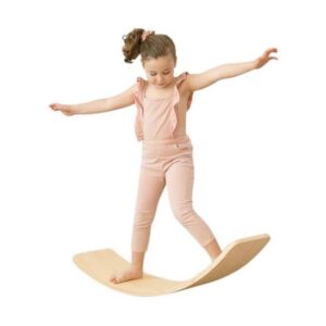 Tabla de equilibrio curva de madera