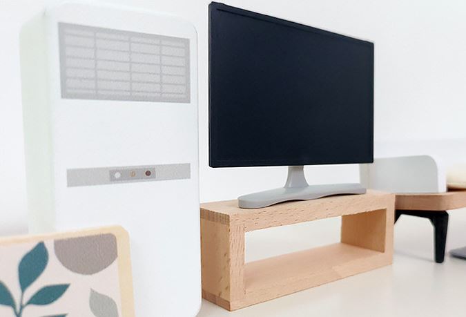 Muebles en miniatura para casa de muñecas living 10 unidades - Imagen 3