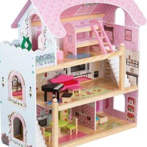Casa de muñecas de madera Camila