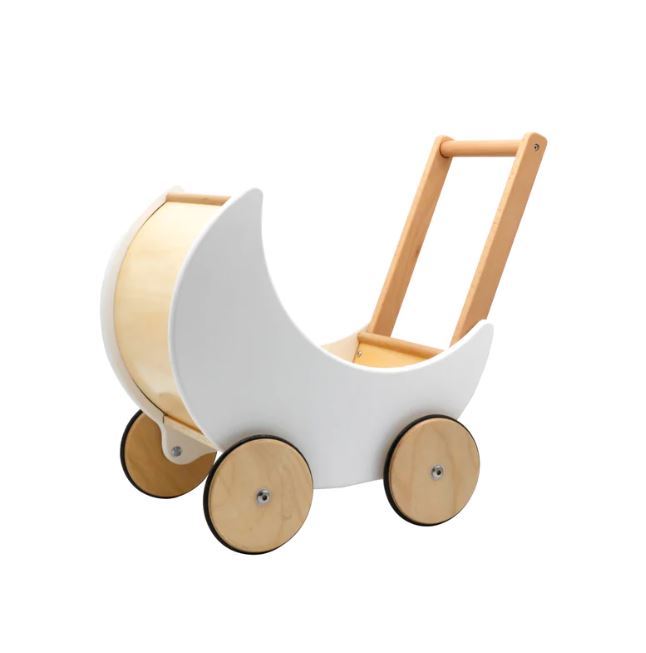 Coche de muñecas madera correpasillo caminador - Imagen 3